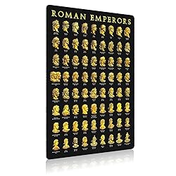 QSHPO Roman Emperors Metal Signs Historical