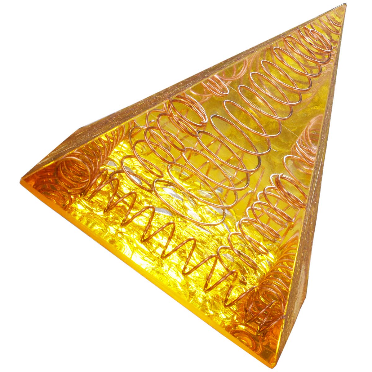 KYEYGWO Healing Stones Chakra Pyramids Center Pyraminds, Crystal Pyramid for Positive Energy Reiki Meditation Therapies