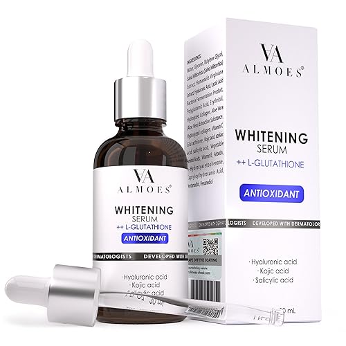 ALMOES Facial Serums,L-Glutathione Serum for Skin Moisturising,Balance Skin  Tone, lmprove Elasticity- with Hyaluronic Acid, Kojic Acid, Antioxidant Face  Serums,30ML in Saudi Arabia | Whizz Serums