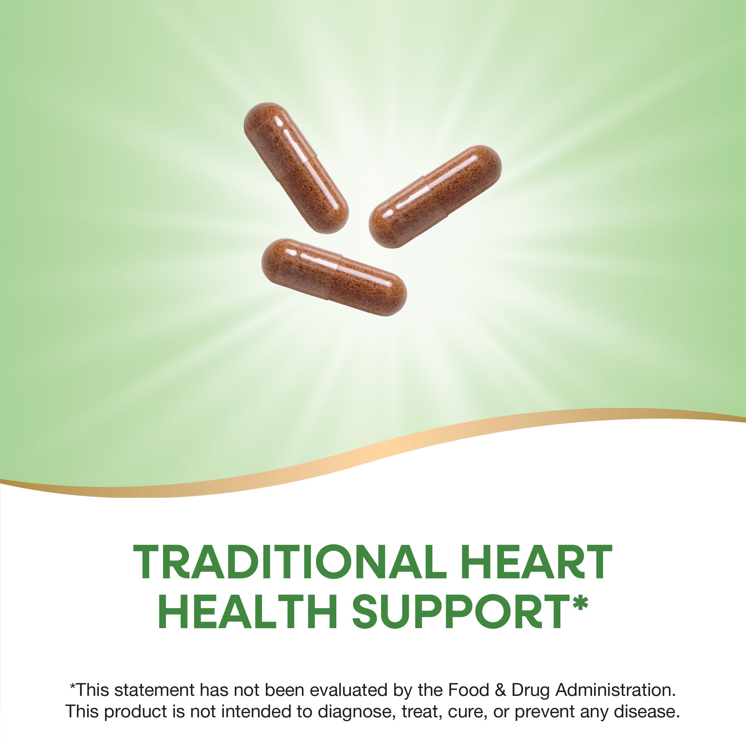 Nature's Way Herbal Hawthorn Berries, Traditional Heart Health Support*, 100 Vegan Capsules (Packaging May Vary)