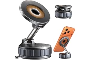 PEEROCK Magnetic Phone Holder for Car [98+ LB Strongest Suction & 2800gf Strongest Magnetic] 360° Adjustable Car Phone Holder for Magsafe Phone Holders for Your Car for iPhone 17 Pro Max 16 15 14 13 12 Plus