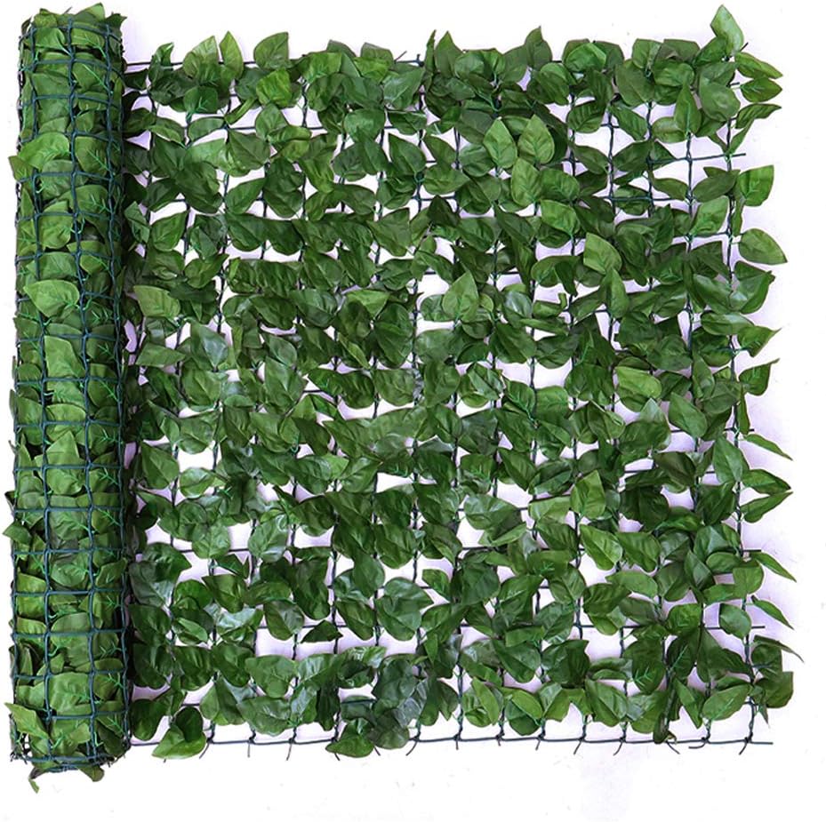 INMOZATA Artificial Screening Ivy Leaf Hedge Panels Roll Garden Leaf