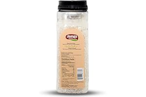 James Spices Inc. Black Pepper (39oz (1.1KG) - White Salt Coarse Grain)