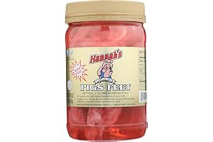 Hannah's Ready To Eat Pickled Pigs Feet 16 oz. Jar