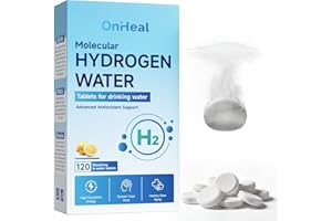 PHM Hydrogen Water Tablets, 16 PPM Molecular Hydrogen- H2 Molecular Tablets | Magnesium , Electrolyte Hydration Supplement, S