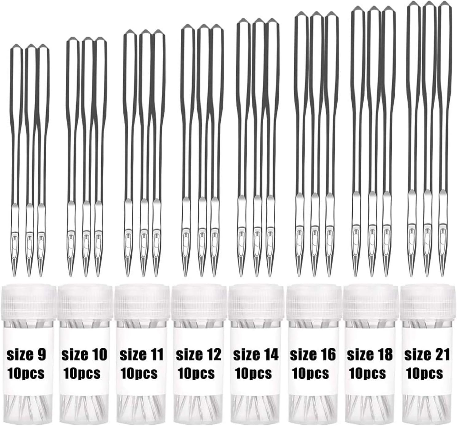 80 Count Sewing Machine Needles 8 Sizes Sewing Machine