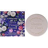 L'Erbolario Dance Of Flowers Perfumed Bar Soap - Enriched With All Natural Ingredients And Aromatic Fragrances - Cleanses And Moisturizes Skin - Long Lasting And Creates A Rich, Creamy Lather - 3.5 Oz