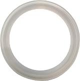 DR.COMPONENT 4" Sanitary Silicone Tri-Clamp Gaskets Pack 10 Clear