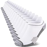 COOVAN Mens Cotton Ankle Athletic Socks 8 Pack Cushiond Breathable Low Cut Anti-Blister Tab Sport Sock 8 Pairs