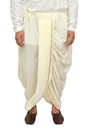 Men's Stitched Silk Dhoti