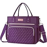 EASYA Large Women Lunch Bags for Work Insulated/Insulated Adult Lunch Box for Womens/Nylon Thermal Lunch Bag for Women/Leakproof Cooler Lunch Tote Bag with Storage Pocket (Mirage Purple)