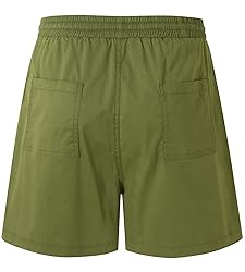 Vcansion Womens Elastic Waist Plus Size Summer
