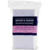 Artist's Choice Makeup Wedges, Triangle Cosmetic Sponges, 100 Pack | Latex-Free Foam with Crisp Edges for Precise Blending &amp; Smoothing of Foundation, Blush, Concealer &amp; Eye Shadow