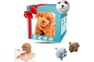MARPEAL Robot Puppy That Acts Like a Real, Realistic Robot Puppy, Interactive Plush Dogrobot for Adults, Ai Robots Dogs for Walking, Barking, Tail Wagging