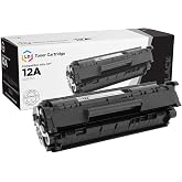 LD Products 12A Toner Cartridge Replacement for HP 12A Q2612A Works with HP Laserjet 1020 1022 1012 1010 1015 1018 1022n 1022NW 3015 3030 3020 3050 3052 3055 M1005 M1319 M1319F Printer (1 Black)