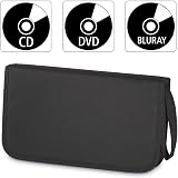 Hama CD Wallet Black – Storage Folder for CD DVD Blu-Ray, Compact Travel view 2