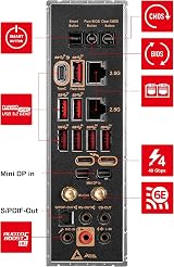 MSI MEG Z790 ACE Motherboard LGA 1700 DDR5 PCIe 5.0 M.2 Thunderbolt 4 view 6
