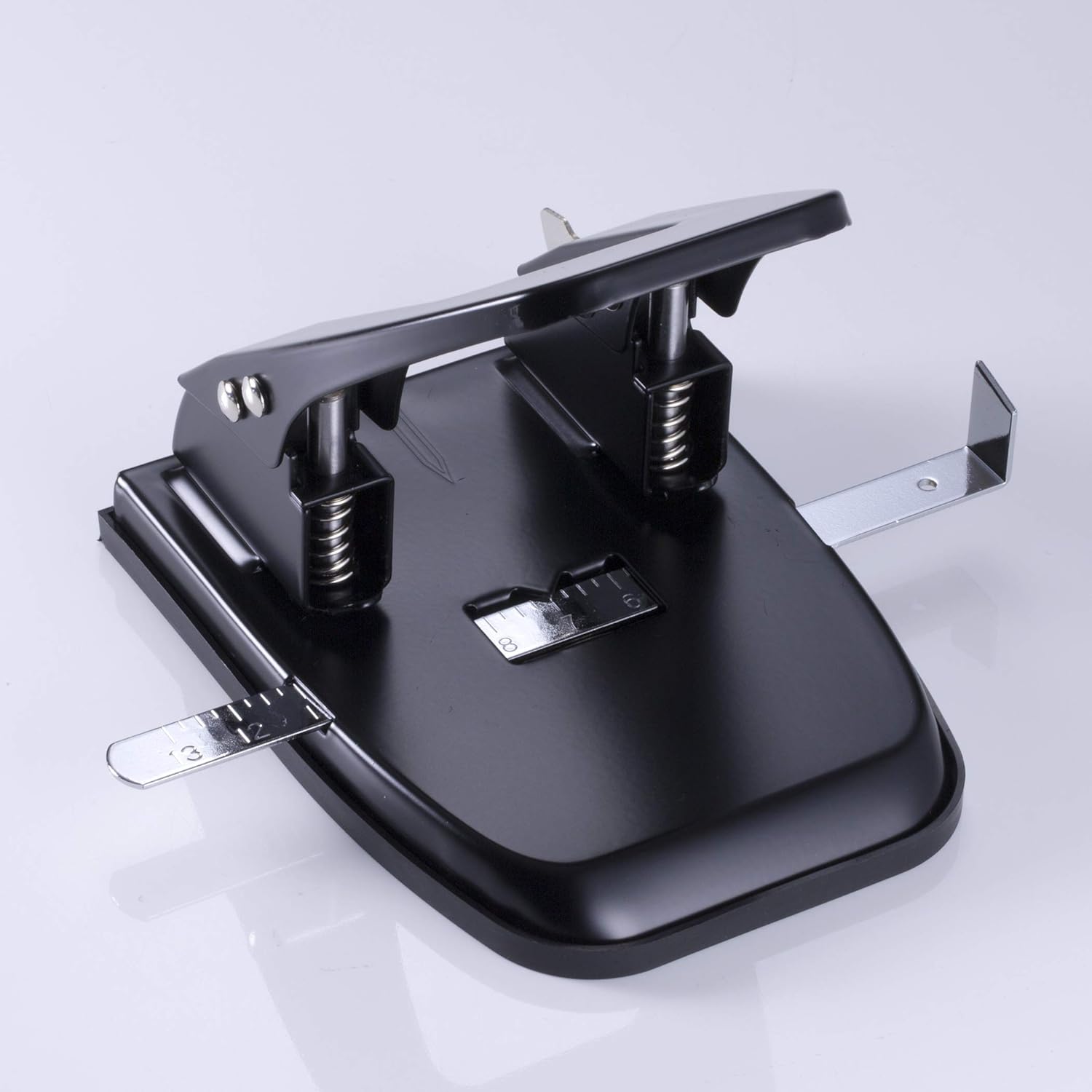 Officemate 2 Hole Punch, 30 Sheet Capacity, Black (90092) : Paper Punches : Office Products