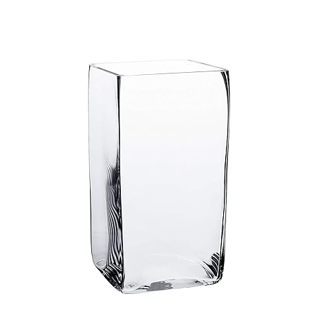 Inna Glas Column Vase Jack Made Of Glass Clear 5 5 X 5 5 X 11