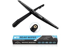 WTI Rear Wiper Arm Blade Set Compatible With Honda CRV 2007-2011 CR-V SUV Rear Windshield Window Wiper Kits Assembly New Replacement Accessories Parts Fit 76720SWA003 76720-SWA-003