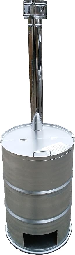 Amazon ドラム缶ストーブ 0l 煙突付 防災対応 Diy 工具 ガーデン