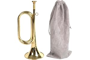 Brass Military Trumpet Cavalry Bugle Orchestra Gold Color Professional