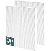 2 Pack 115115 HEPA Replacement Filter A Size 21 Compatible with Winix PlasmaWave Air Purifier C535 5300 5300-2 5500 5500-2 6300 6300-2 P300 AM90 9000 5000 5000B C909 9800 by Funmit