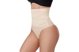 Yeblues Tummy Control Thong Shapewear for Women Seamless Body Shaper Underwear Comfort Shaping Thong Panties