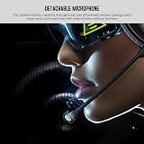 EKSA E900 Wired Gaming Headset 50mm Driver Detachable Mic 3D Audio Sliver view 2