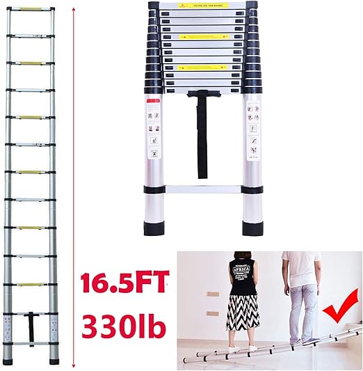 telescopic ladder 5m amazon
