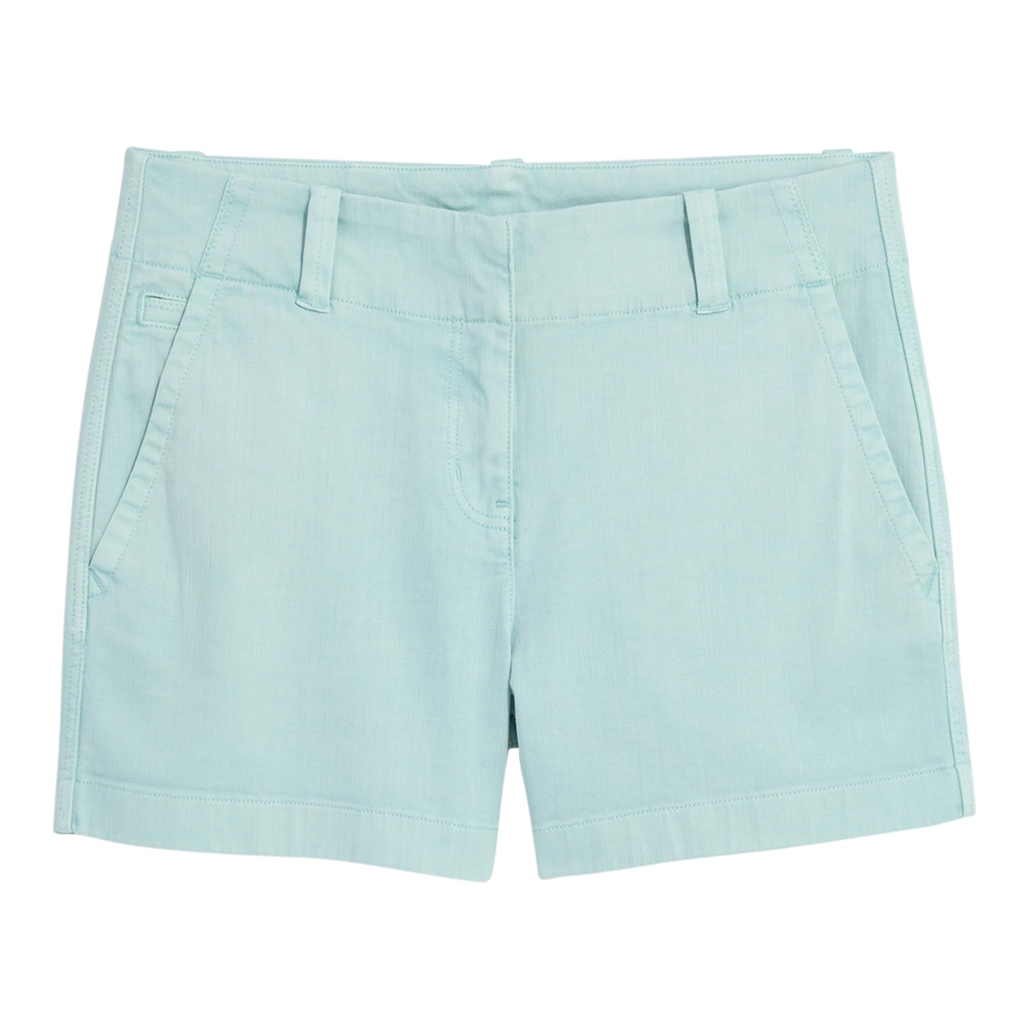 vineyard vines Women’s 3 1/2 Inch Herringbone Every Day Short, Aqua Haze