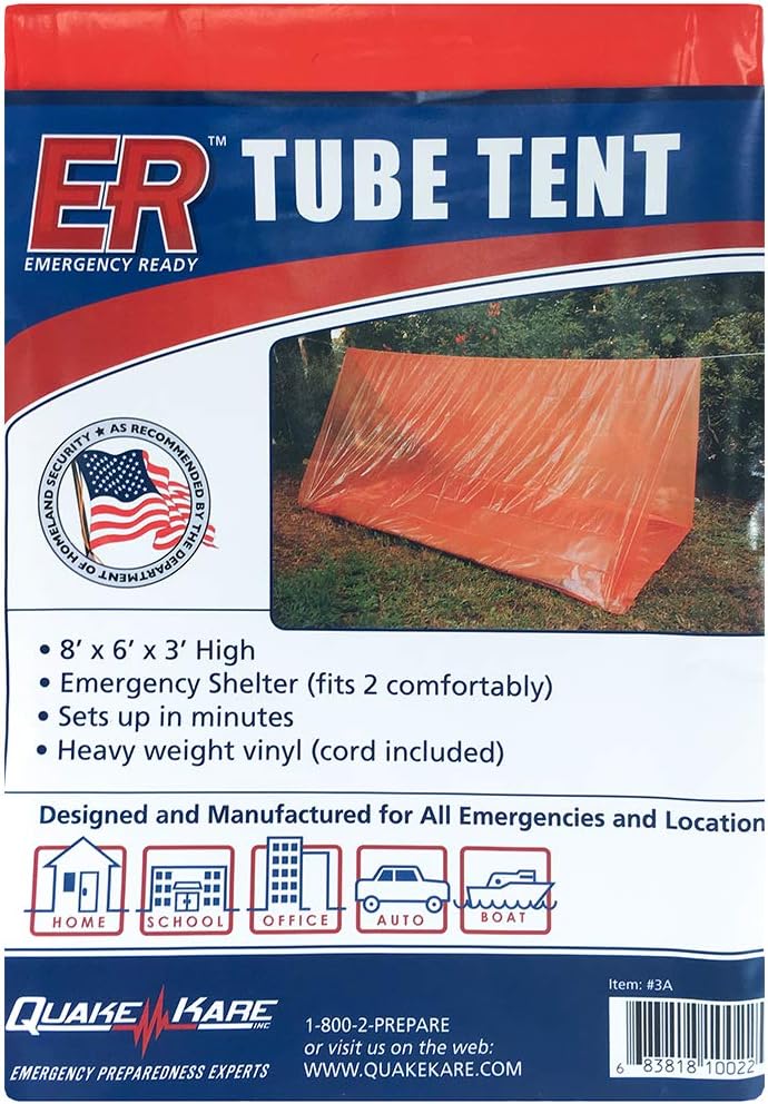 ER Emergency Ready Portable Tube Tent
