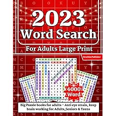 4000 Word Search for Adults Large Print (200 Themed Puzzles): Big Puzzle Books for Adults - Anti eye strain, keep brain worki