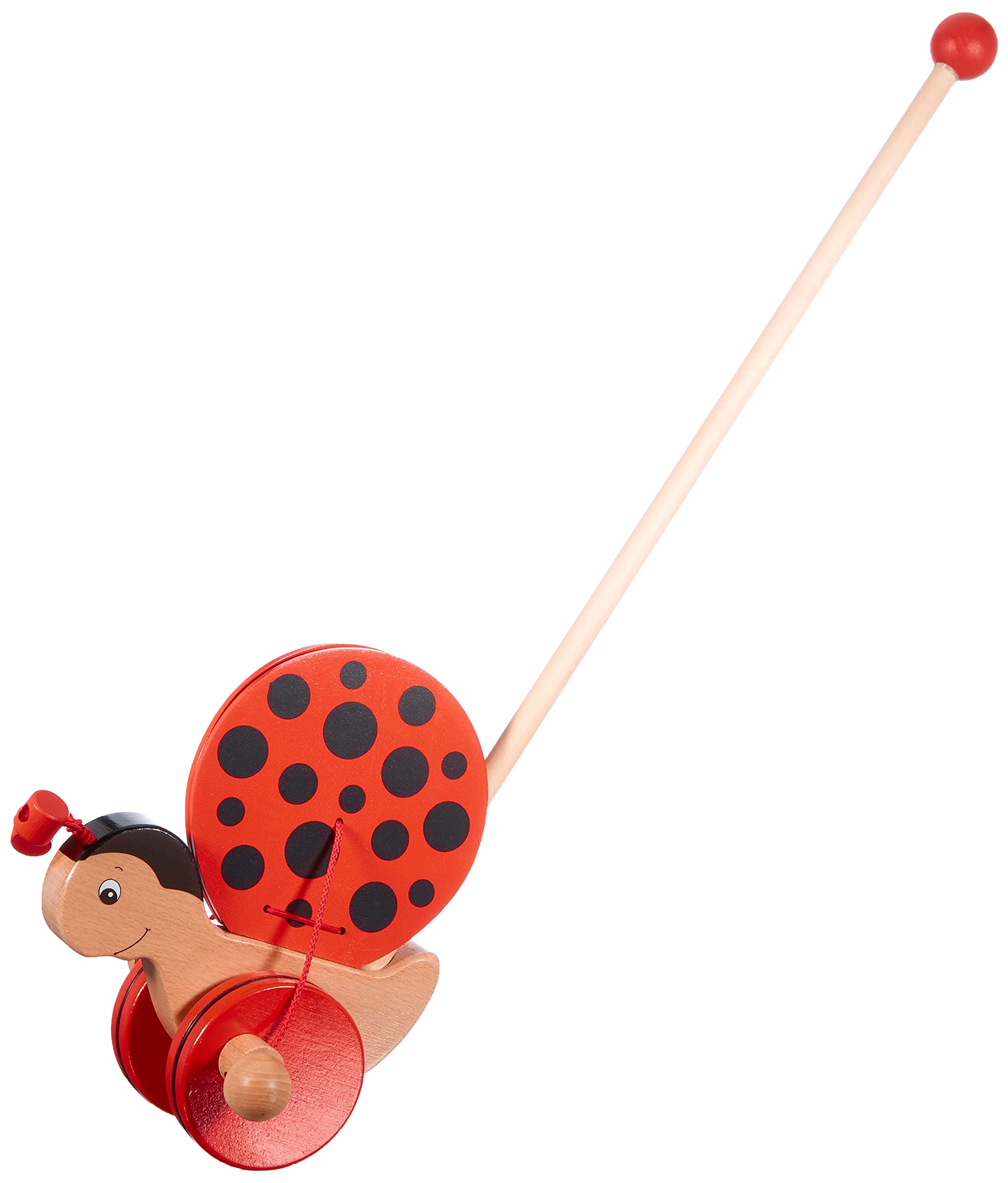 GOKI 54950 "Ladybird Florah Push-Along Toy
