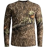 SCENTBLOCKER Scent Blocker Fused Cotton Lightweight Long-Sleeve Shirt, Camo Hunting Clothes