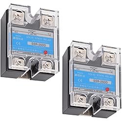 BlueStars Pack of 2 SSR-25DD Solid State Relay DC