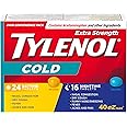 TYLENOL Extra Strength Cold eZ Tabs, Relieves Cold symptoms, Daytime and Nighttime, Convenience Pack, 40ct