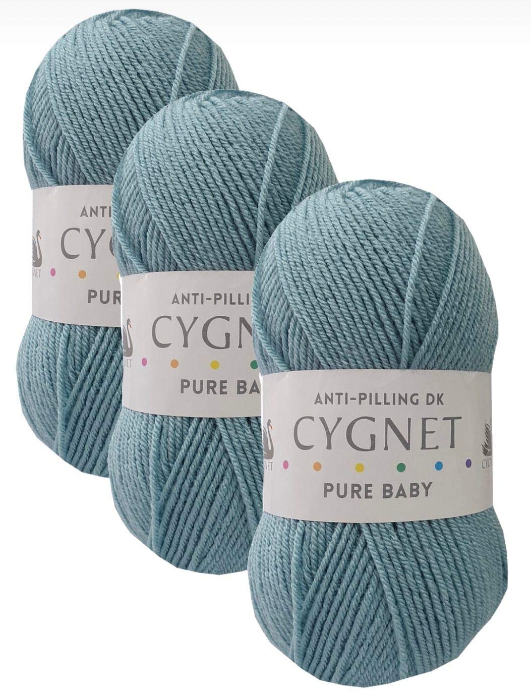 Baby Soft Luxury Double Knit Anti Pile Yarn Wool Multipack (Blue)