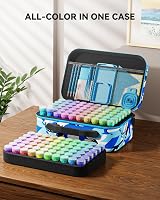 ARTDOT 5D Diamond Art Storage Boxes 120 Slots with Tools Blue view 2