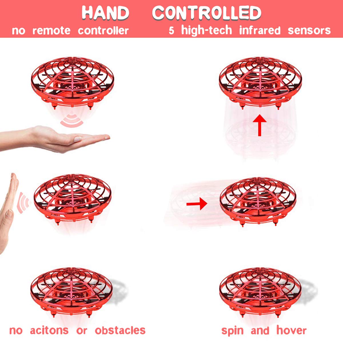 turbo max flashing light flying ball