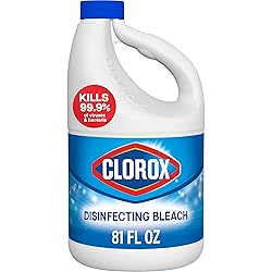 Clorox Disinfecting Bleach, 81 Fluid Ounces