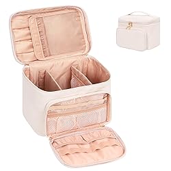 Large Makeup Bag, Portable Travel Makeup Bag for
