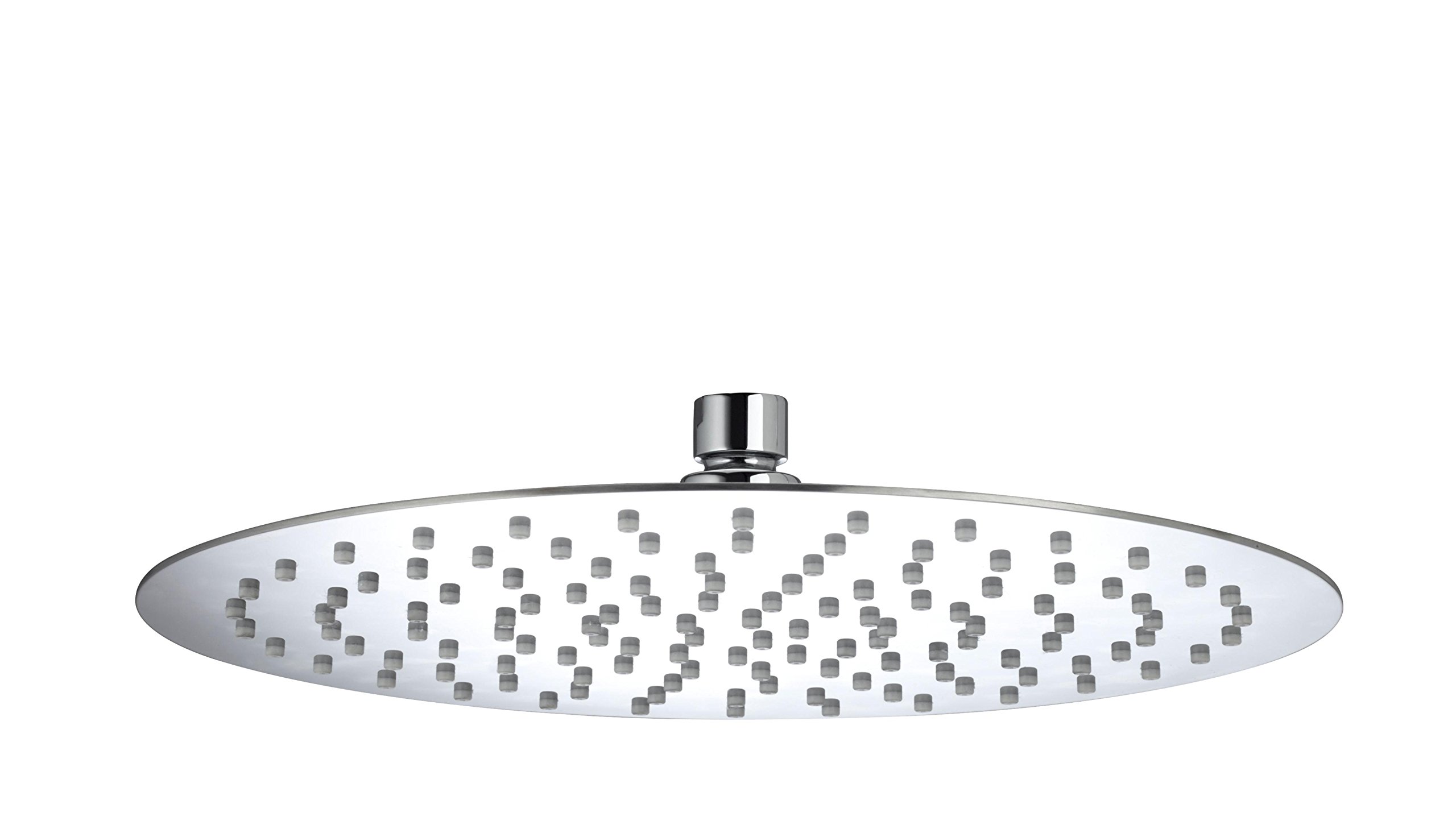 Bristan FH SLRD03 C 300 mm Slimline Round Fixed Head - Chrome Plated