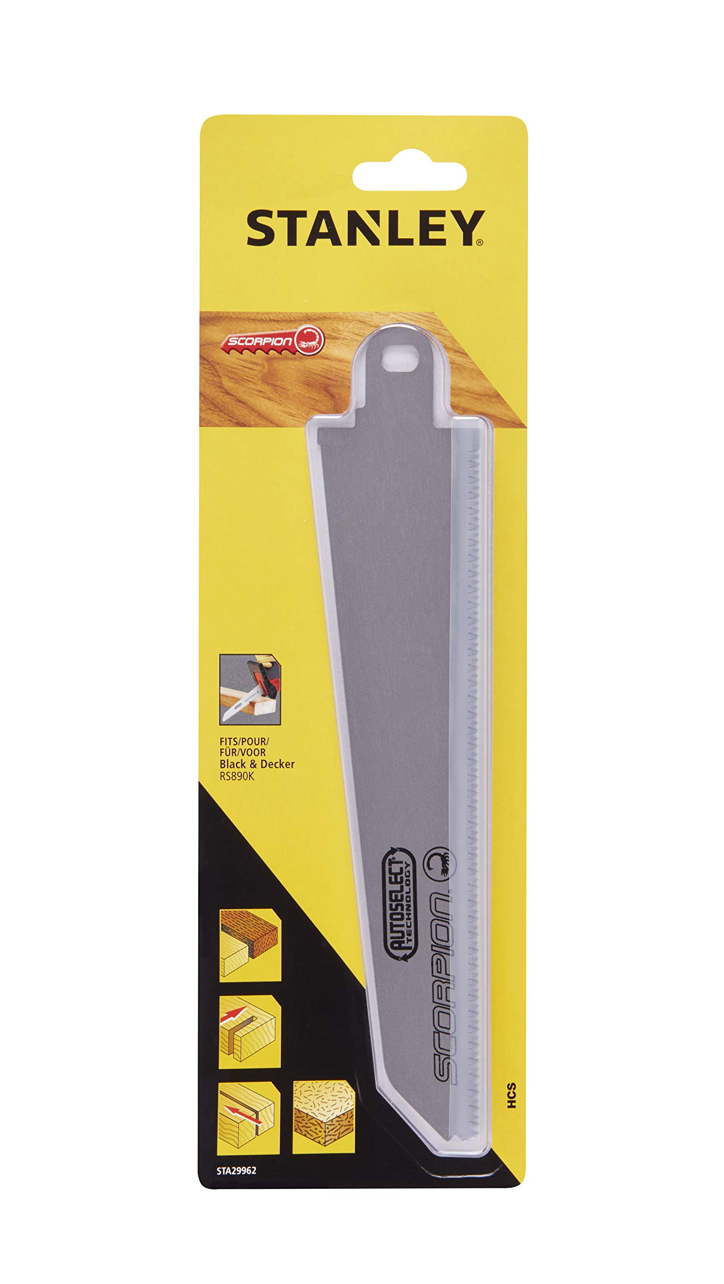 Stanley STA29962-XJ Scorpion Saw Blade