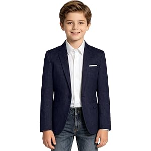 Lightweight Boys Blazer Formal Suit Jackets for Boy Sport Coat Casual | Lightweight Blazers for Boys Sports Coat Casual Kid D