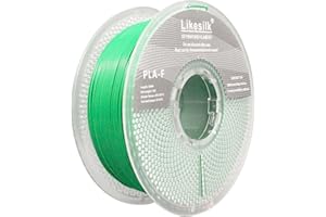 Likesilk 3D Printer Filament PLA F 1KG 1.75mm 3D Printing Filament 3D penfilament Green 1KG