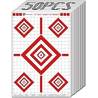 Atflbox Sight in Shooting Range Paper Target, 17X25 Inch Paper Shooting Targets Suitable for Handgun, Rifle, Pellet Gun, Airg