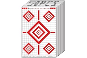 Atflbox Sight in Shooting Range Paper Target, 17X25 Inch Paper Shooting Targets Suitable for Handgun, Rifle, Pellet Gun, Airg