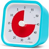 TIME TIMER 60 Minute MOD Education Edition ⁠&mdash; Visual Timer with Desktop Software for Kids Classroom Learning, Teachers Desk Clock, Study Tool and Office Meetings with Silent Operation (Sky Blue)