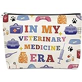 Veterinary Medicine Gifts for Women Makeup Bag Vet Tech Gift Ideas Veterinary Technician Assistant Appreciation Gifts for Daughter Sister Bestie Cosmetic Bag Travel Pouch for Birthday Graduation
